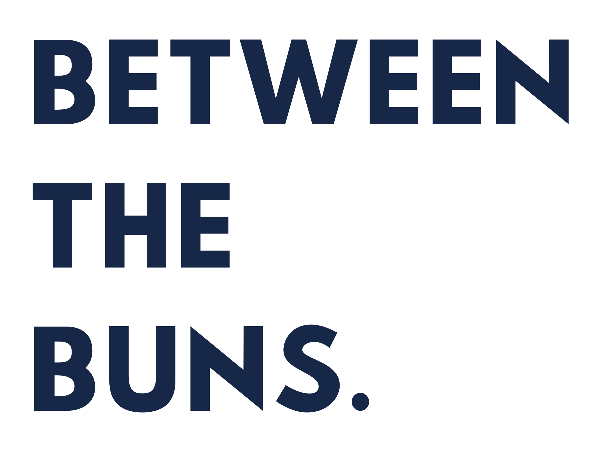 LOGO BETWEEN THE BUNS